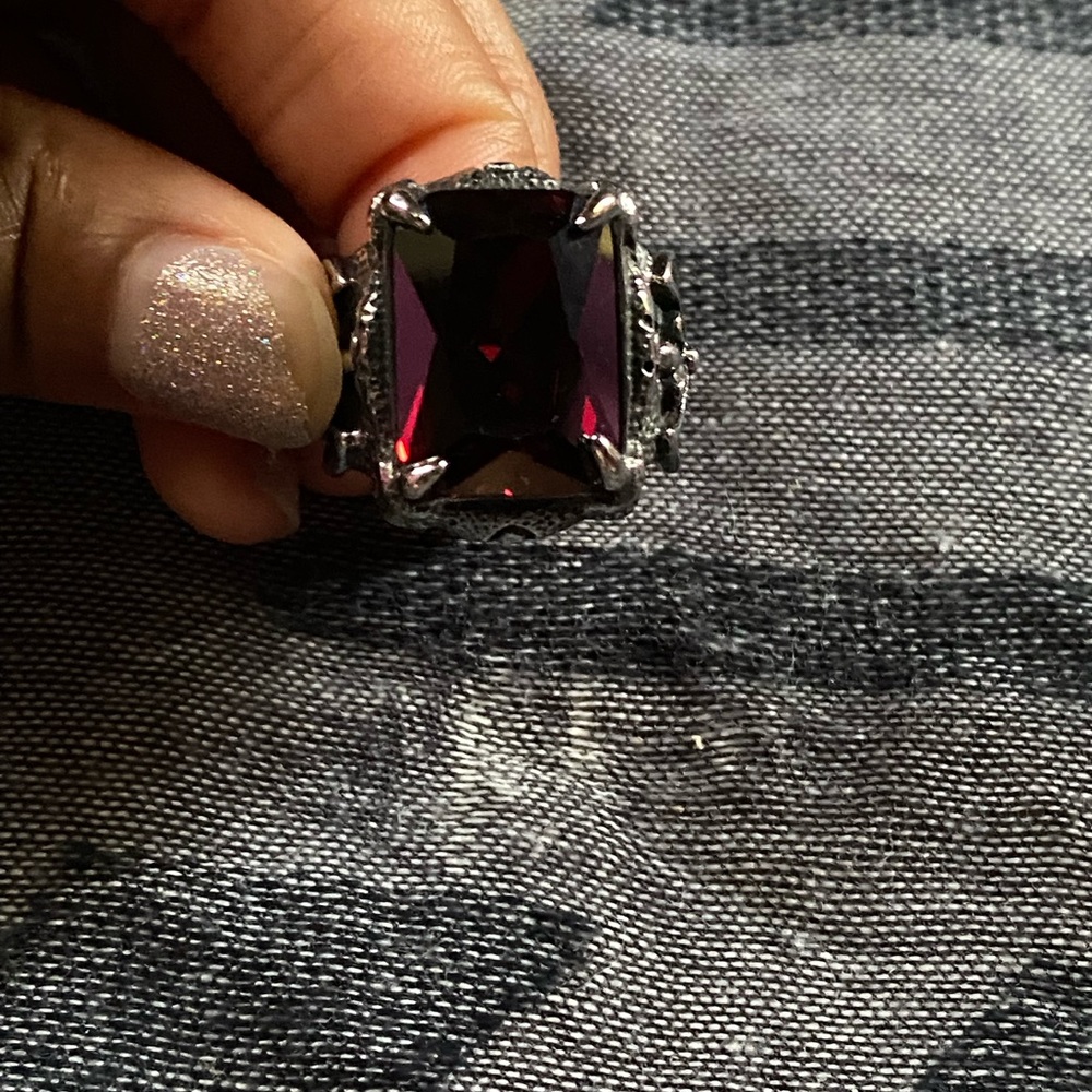 Stainless steel gothic ring - Picture 3 of 3